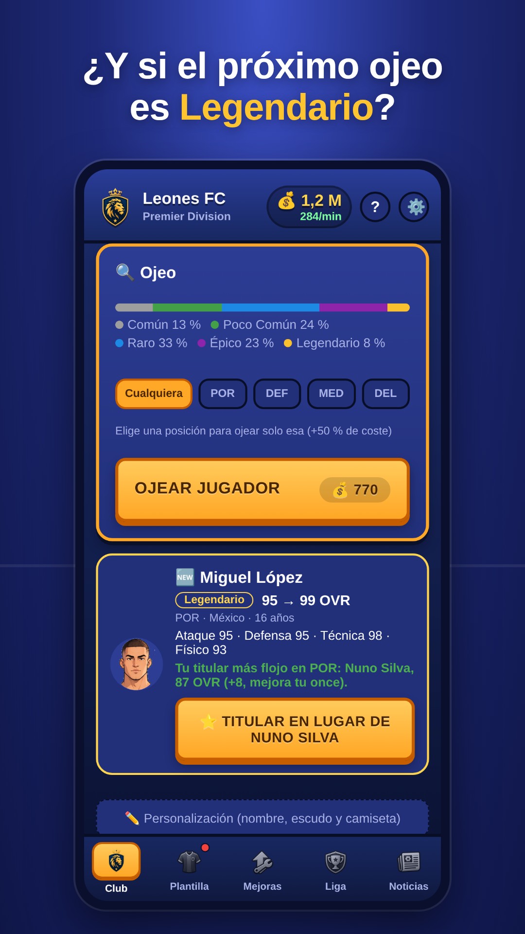 Ojeo de jugadores