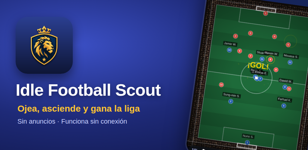 Idle Football Scout: Mánager
